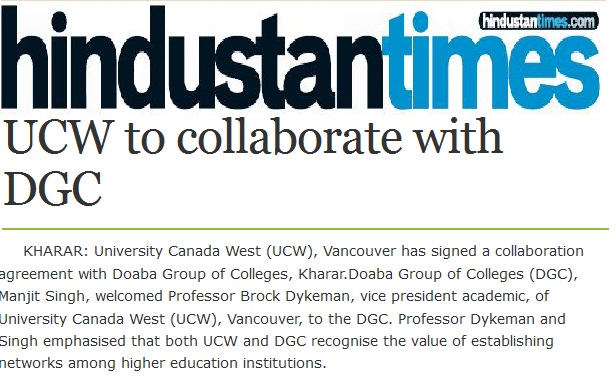 DGC to Collaborate with University Canada West